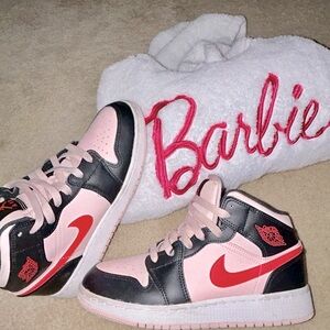 Barbie Sherpa Cropped Hoodie